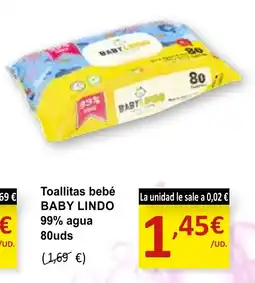 SPAR BABY LINDO Toallitas bebé oferta