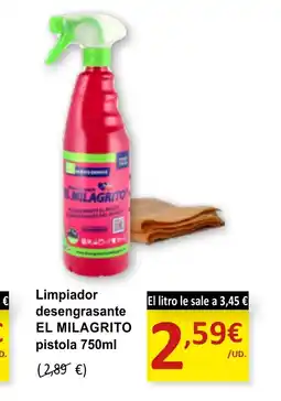 SPAR EL MILAGRITO Limpiador desengrasante oferta