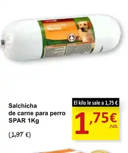 SPAR SPAR Salchicha de carne para perro oferta