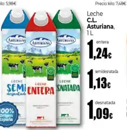 Unide Supermercados C.L. ASTURIANA Leche oferta
