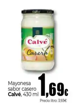 Unide Supermercados CALVÉ Mayonesa sabor casero oferta
