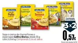 Unide Supermercados GALLINA BLANCA Sopa o crema de champiñones o espárrago oferta
