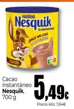 Unide Supermercados NESQUIK Cacao instantáneo oferta