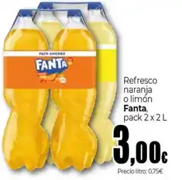 Unide Supermercados FANTA Refresco naranja o limón oferta