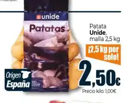 Unide Supermercados UNIDE Patata oferta