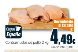 Unide Supermercados Contramuslos de pollo oferta