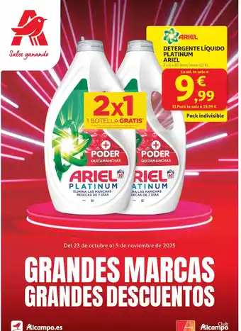 ARIEL Detergente líquido platinum