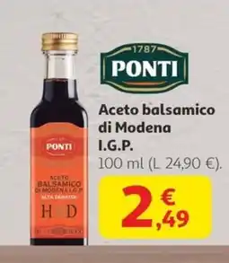 Alcampo PONTI Aceto balsamico di Modena I.G.P. oferta