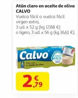 Alcampo CALVO Atún claro en aceite de oliva oferta