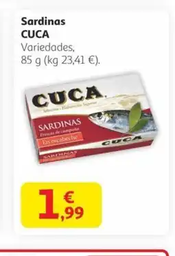 Alcampo CUCA Sardinas oferta