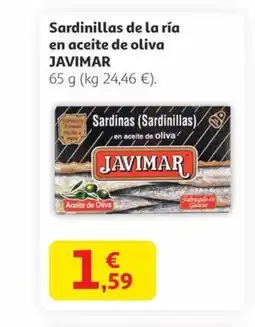 Alcampo JAVIMAR Sardinillas de la ría en aceite de oliva oferta