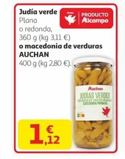 Alcampo Judía verde oferta
