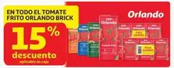 Alcampo En todo el tomate frito orlando brick oferta