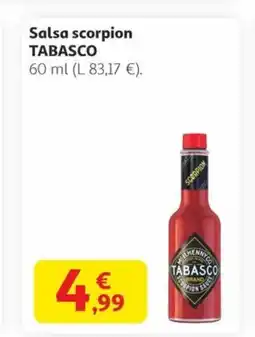 Alcampo TABASCO Salsa scorpion oferta