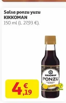 Alcampo KIKKOMAN Salsa ponzu yuzu oferta