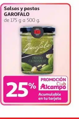 Alcampo GAROFALO Salsas y pastas oferta
