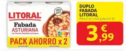 Alcampo LITORAL Duplo fabada oferta