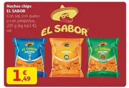 Alcampo EL SABOR Nachos chips oferta