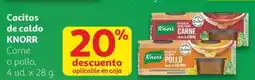 Alcampo KNORR Cacitos de caldo oferta