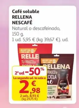 Alcampo RELLENA NESCAFÉ Café soluble oferta