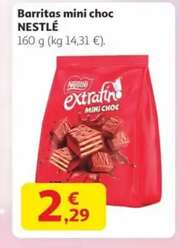 Alcampo NESTLÉ Barritas mini choc oferta