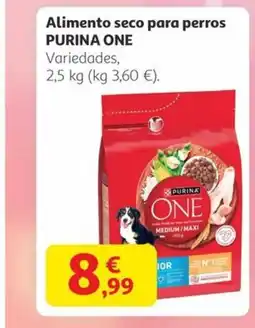 Alcampo PURINA ONE Alimento seco para perros oferta