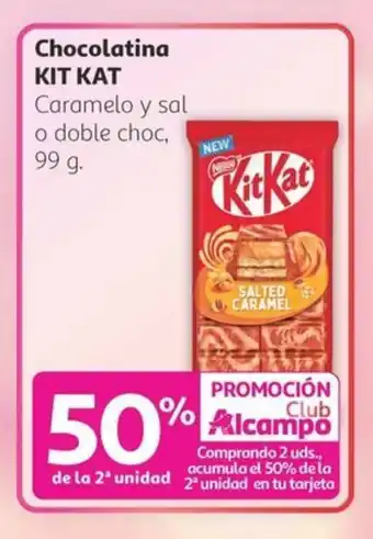 Alcampo KIT KAT Chocolatina oferta