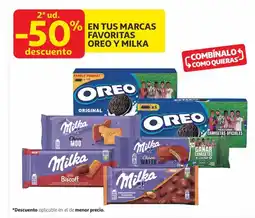 Alcampo OREO Y MILKA En tus marcas favoritas oferta