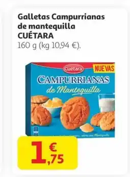 Alcampo CUÉTARA Galletas Campurrianas de mantequilla oferta