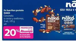 Alcampo NAKD En barritas protein oferta