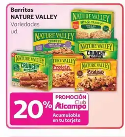 Alcampo NATURE VALLEY Barritas oferta