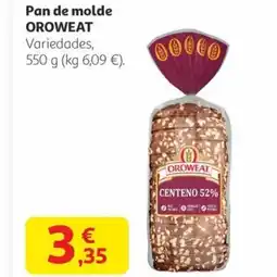 Alcampo OROWEAT Pan de molde oferta