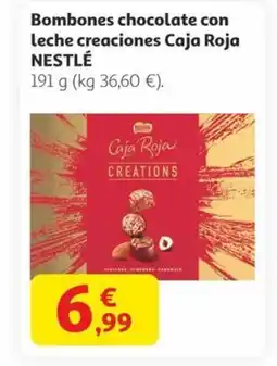 Alcampo NESTLÉ Bombones chocolate con leche creaciones Caja Roja oferta