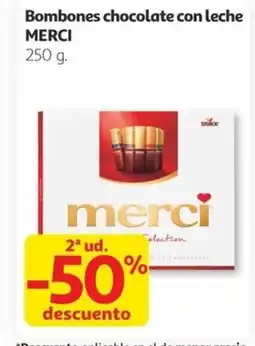 Alcampo MERCI Bombones chocolate con leche oferta