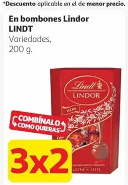 Alcampo LINDT En bombones Lindor oferta