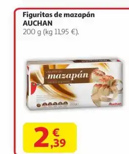 Alcampo AUCHAN Figuritas de mazapán oferta