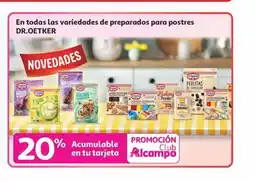 Alcampo HARIBO En todas las variedades de preparados para postres oferta