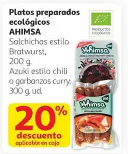 Alcampo AHIMSA Platos preparados ecológicos oferta