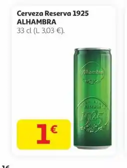 Alcampo ALHAMBRA 1925 Cerveza Reserva oferta