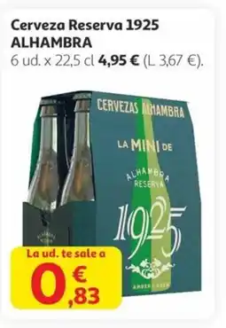 Alcampo 1925 ALHAMBRA Cerveza Reserva oferta