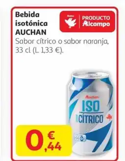 Alcampo AUCHAN Bebida isotónica oferta