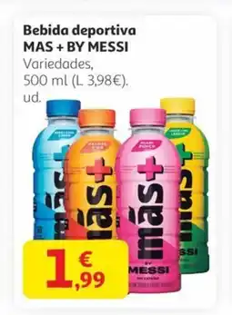 Alcampo MAS + BY MESSI Bebida deportiva oferta