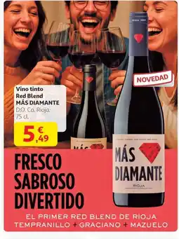 Alcampo MÁS DIAMANTE Vino tinto Red Blend oferta