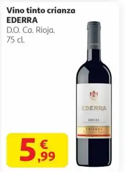 Alcampo EDERRA Vino tinto crianza oferta
