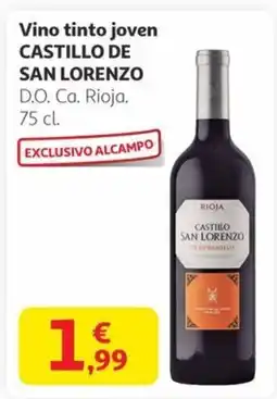 Alcampo CASTILLO SAN LORENZO Vino tinto joven oferta