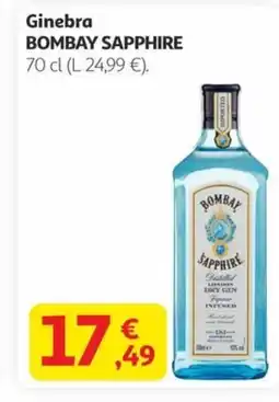 Alcampo BOMBAY SAPPHIRE Ginebra oferta