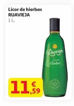 Alcampo RUAVIEJA Licor de hierbas oferta