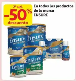 Alcampo ENSURE En todos los productos de la marca oferta