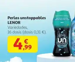Alcampo LENOR Perlas unstoppables oferta