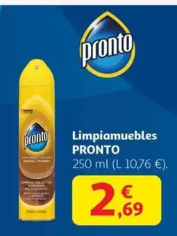Alcampo PRONTO Limpiamuebles oferta